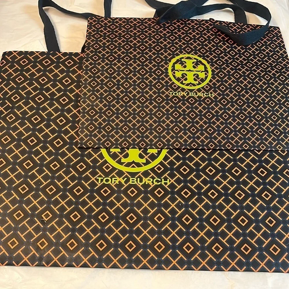 Tory Burch Shopping Totes Bag (2) Cloth Straps